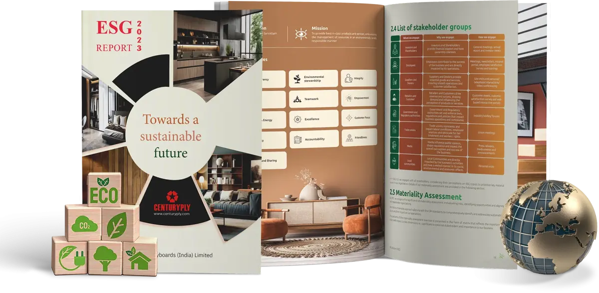 Corporate report storytelling showcase